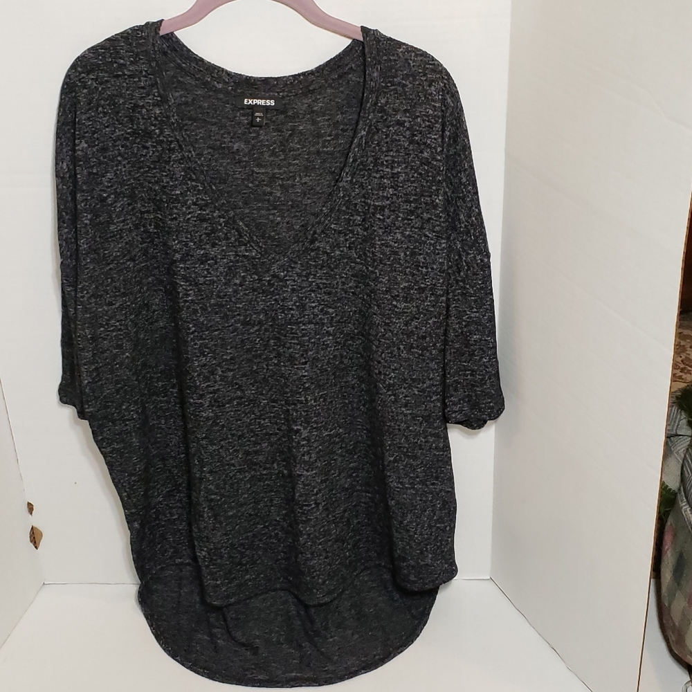 Express Black and White Sweater